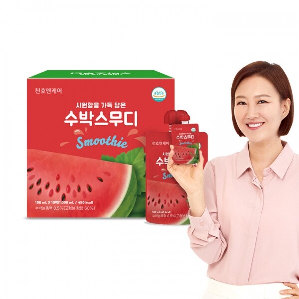 우주스토어,[가정의 달][1+1] 시원함을 가득담은 수박스무디 100MLx10팩