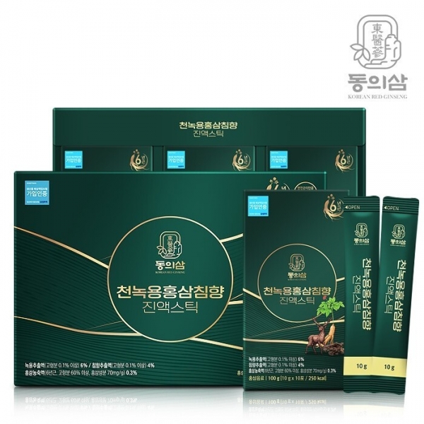 우주스토어,동의삼 천녹용홍삼침향 진액스틱(30포) A0931