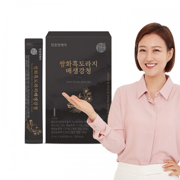 우주스토어,[가정의 달][1+1]천호엔케어 쌍화 흑도라지 배생강청 10gx30포(총 60포)
