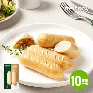 [유통임박] 허닭 프레시지 닭가슴살 통소시지 치즈맛 100g (냉동) X 10팩