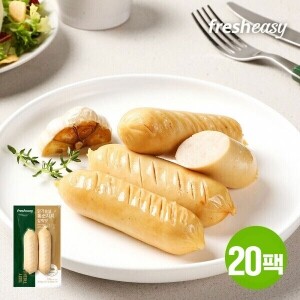 [유통임박] 허닭 프레시지 닭가슴살 통소시지 치즈맛 100g (냉동) X 20팩