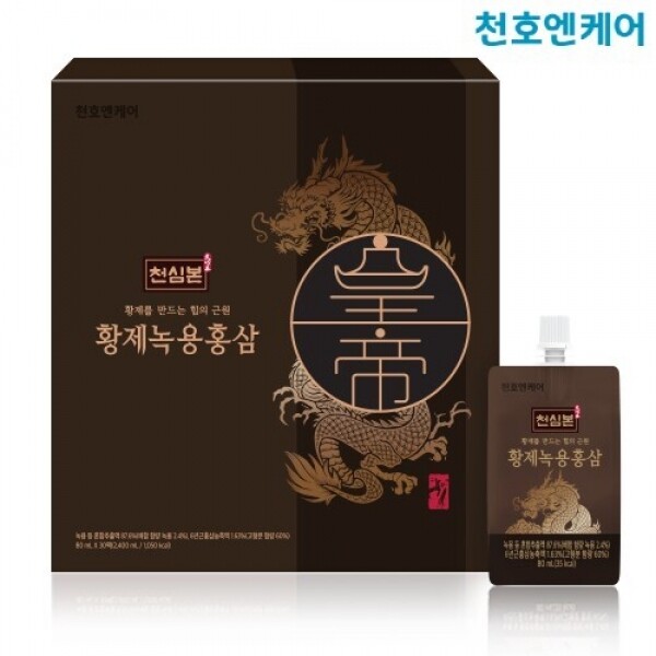 우주스토어,천호엔케어 천심본 황제녹용홍삼 80MLx30팩