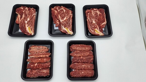 우주스토어,[가정의 달][한근] HACCP 인증 한근 한우 2등급 부채 200g + 등심 300g 선물세트