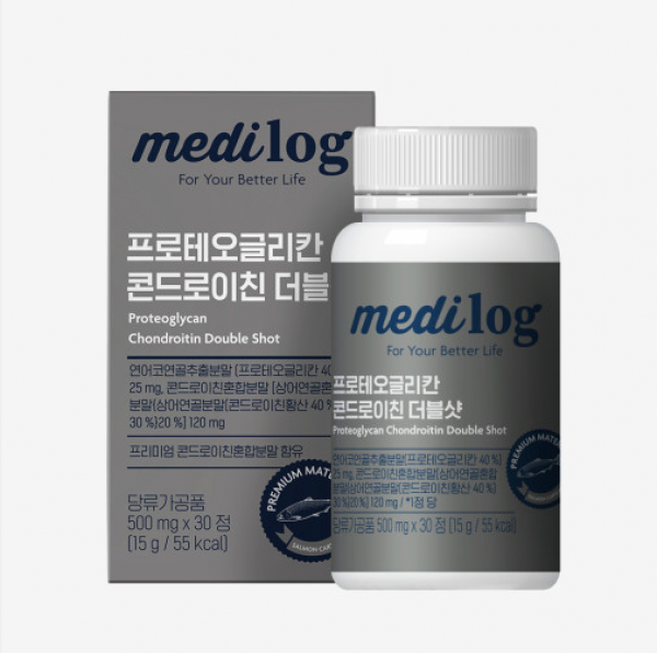 우주스토어,[우주특가][소량재고][50개한정][1+1] 프로테오글리칸 콘드로이친 효능 더블샷 30정 1개월분