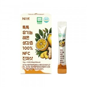 [1+1] 톡톡 유기농레몬생강즙 100% NFC 진저샷 14포