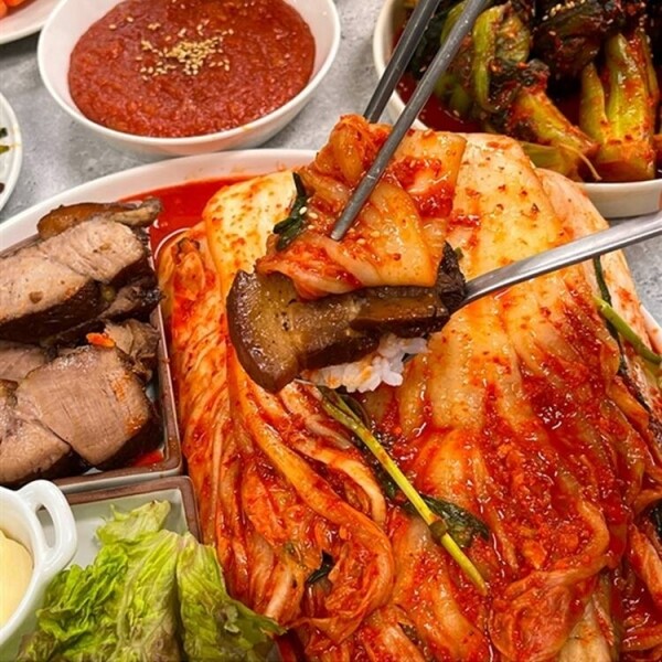 우주스토어,[맛있는반찬] 갓담은 알배기 겉절이 1kg