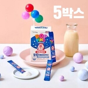 한국야쿠르트 30억유산균 팝핑프로바이오틱스 15포 x 5박스
