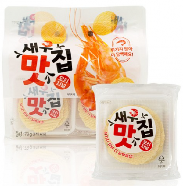 우주스토어,[5월 식품기획][5+5] 새우맛칩 오리지널 78g